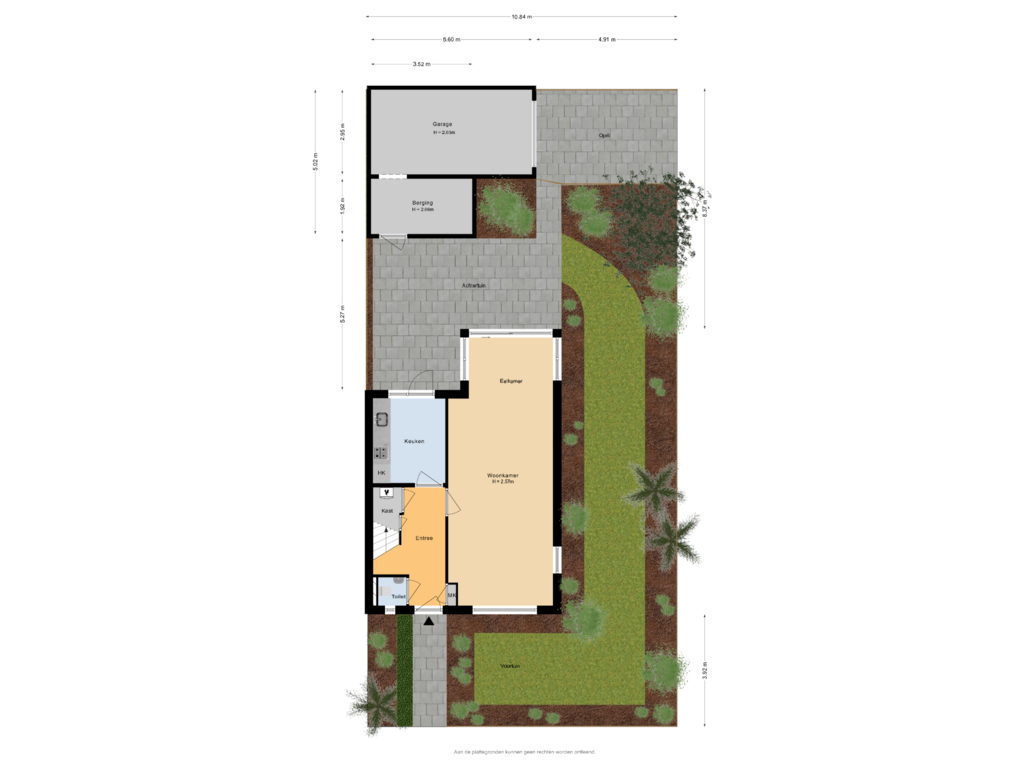 Bekijk plattegrond van Situatie van Van Groeneveltlaan 71