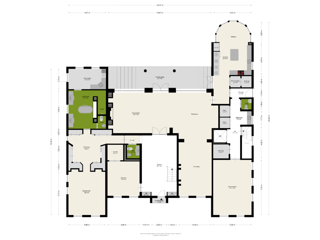 Bekijk plattegrond van Begane Grond van Korte Drilweg 4