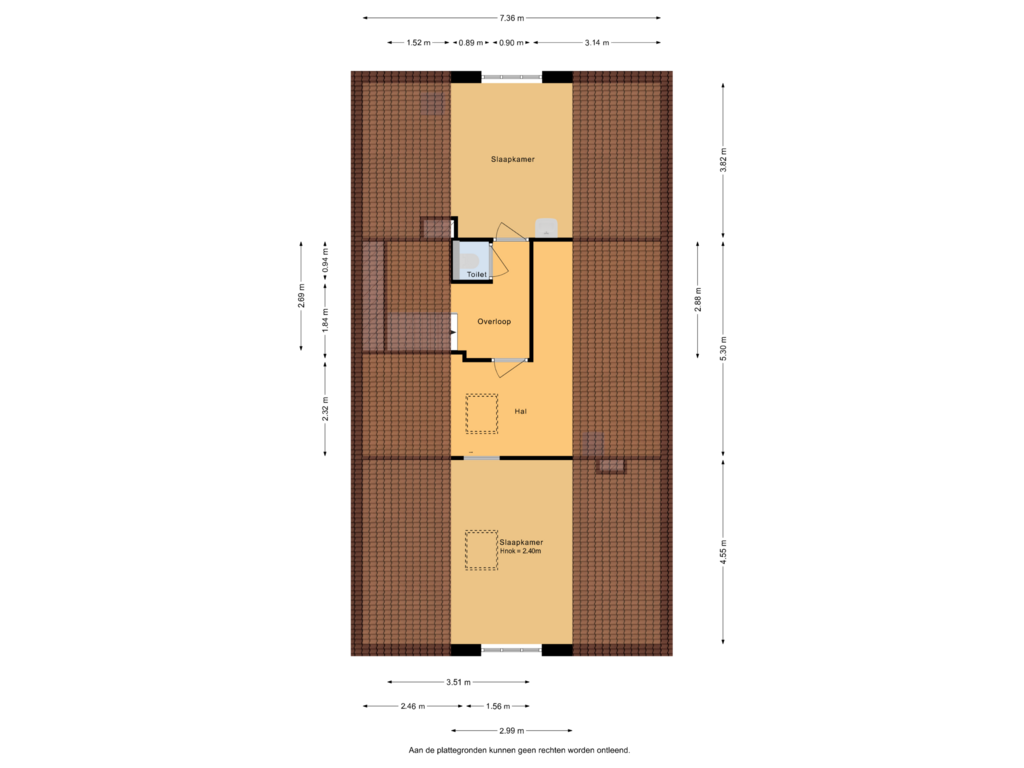 View floorplan of 1e Verdieping of Knibbelweg 20