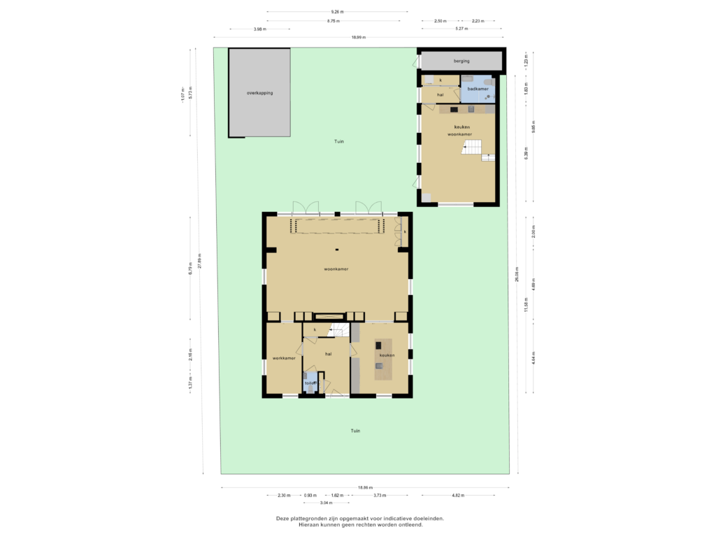 Bekijk plattegrond van Overzicht woning van Eikenhof 9-A