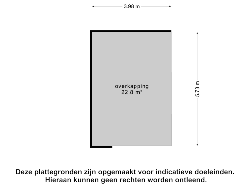 Bekijk plattegrond van Overkapping van Eikenhof 9-A