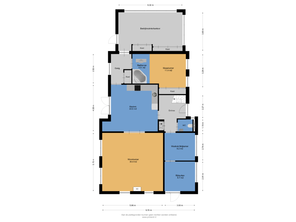 View floorplan of Begane Grond of Star Numanwei 6