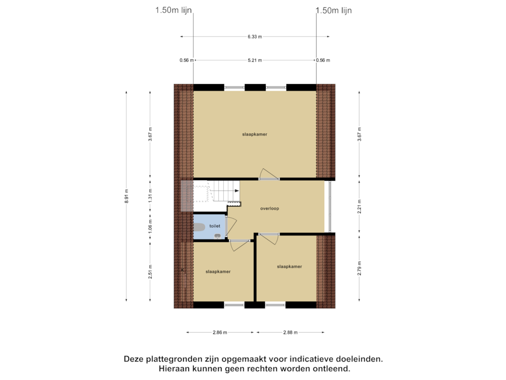 Bekijk plattegrond van Eerste Verdieping van Houtvester Jansenweg 2-203