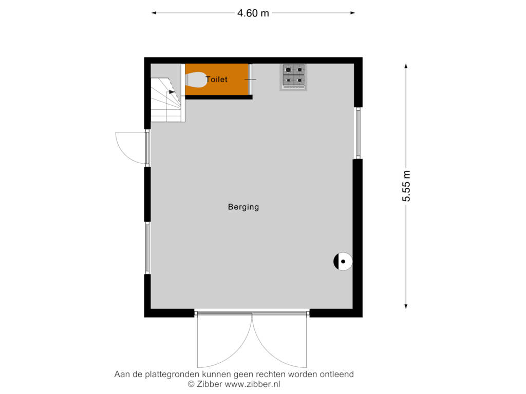 View floorplan of Berging of Spuidijk 4