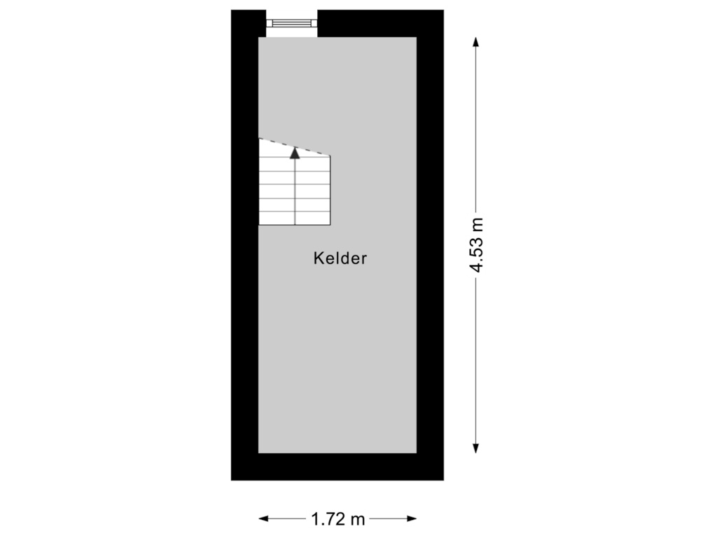 View floorplan of Kelder of Burg.Backxlaan 34