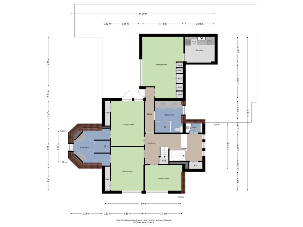 Bekijk plattegrond van Eerste verdieping van Haerstraat 77