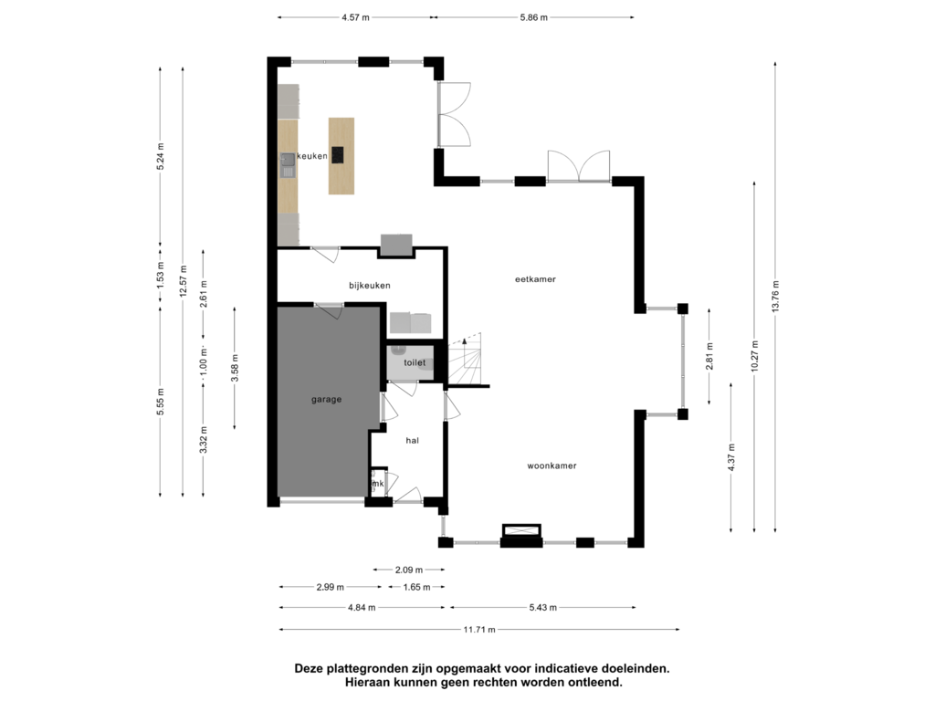 Bekijk plattegrond van begane grond van Hof van Weede 5