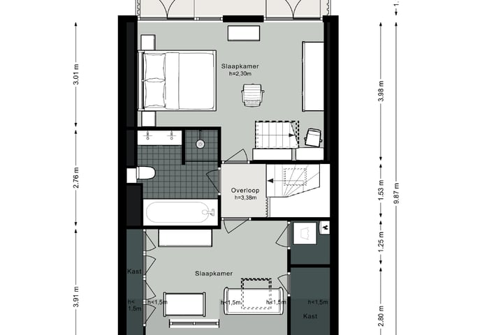 Bekijk foto 37 van Piet Gijzenbrugstraat 33-2