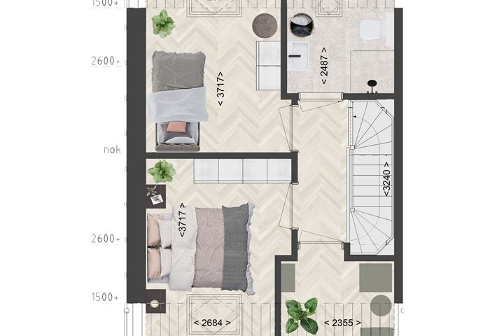 Bekijk foto 4 van Hoek- en tussenwoningen (Bouwnr. 1)