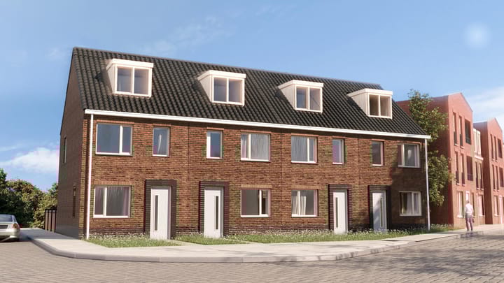 Foto 1 van Hoek- en tussenwoningen (Bouwnr. 7)