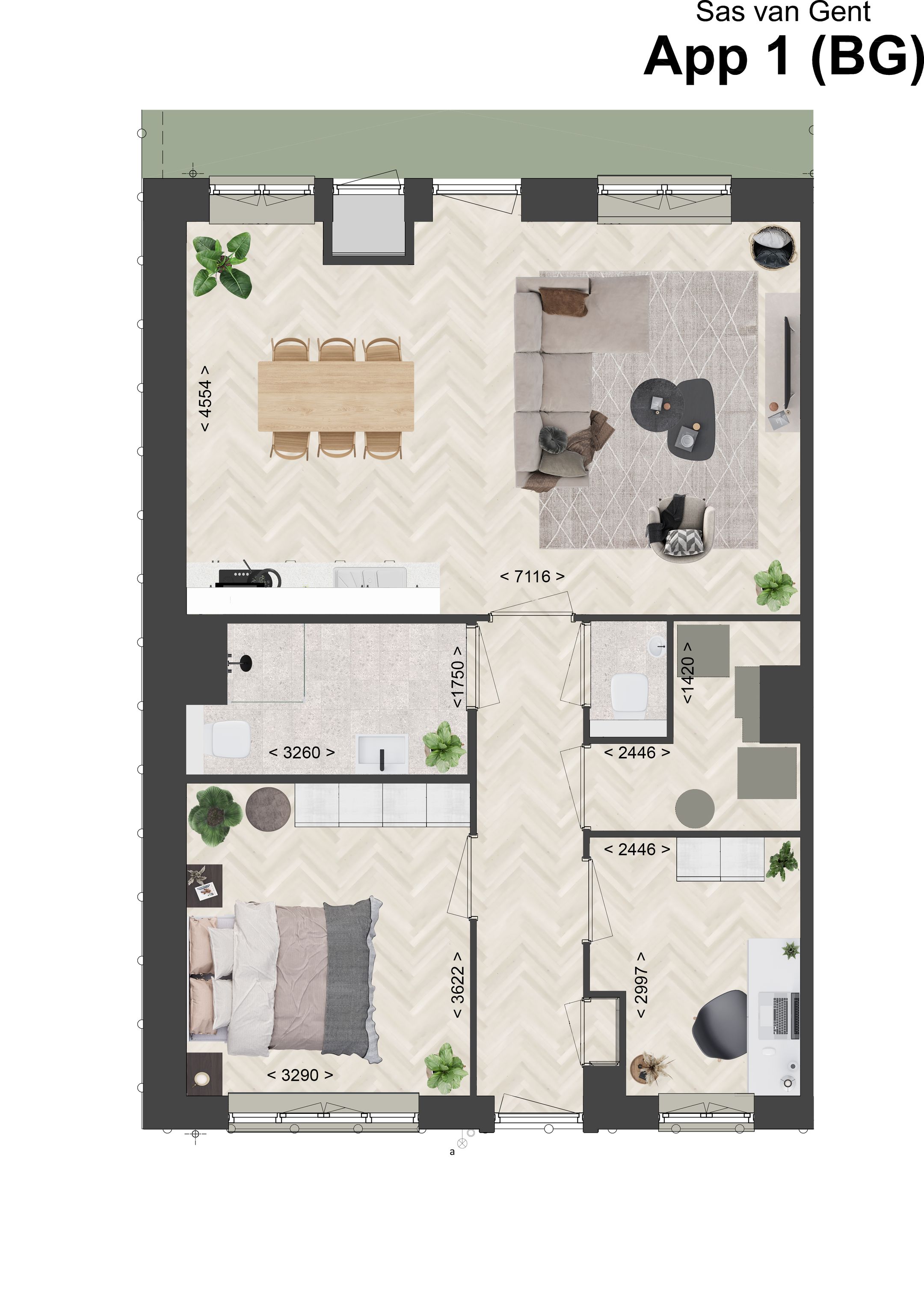 Foto 3 van Appartementen (Bouwnr. 1)