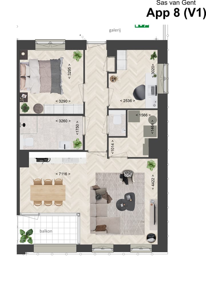 Foto 3 van Appartementen (Bouwnr. 8)