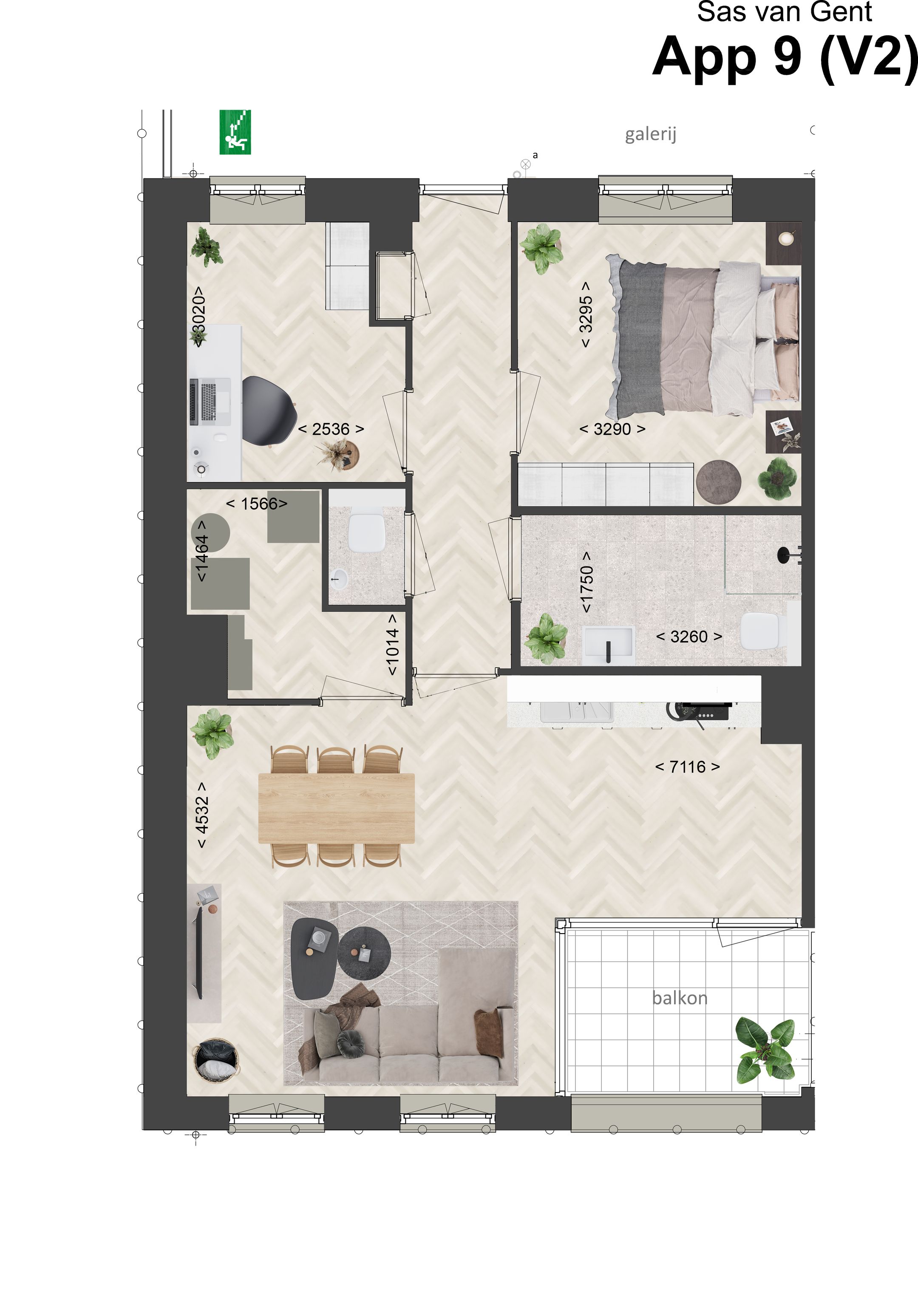 Foto 3 van Appartementen (Bouwnr. 9)