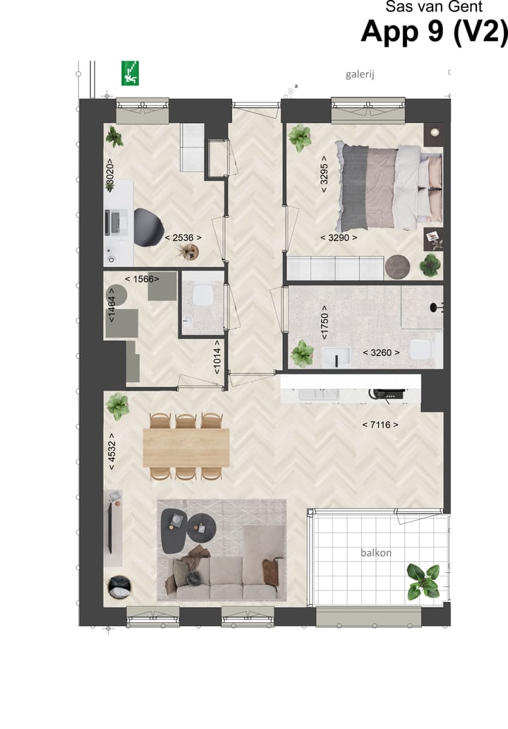 Foto 3 van Appartementen (Bouwnr. 9)