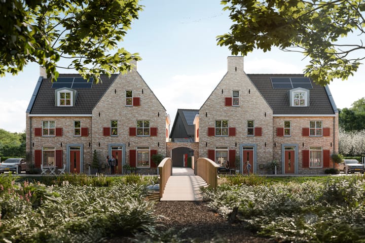 Foto van Poortwoningen langskap - 2 onder 1 kap woning 2-onder-1-kapwoning