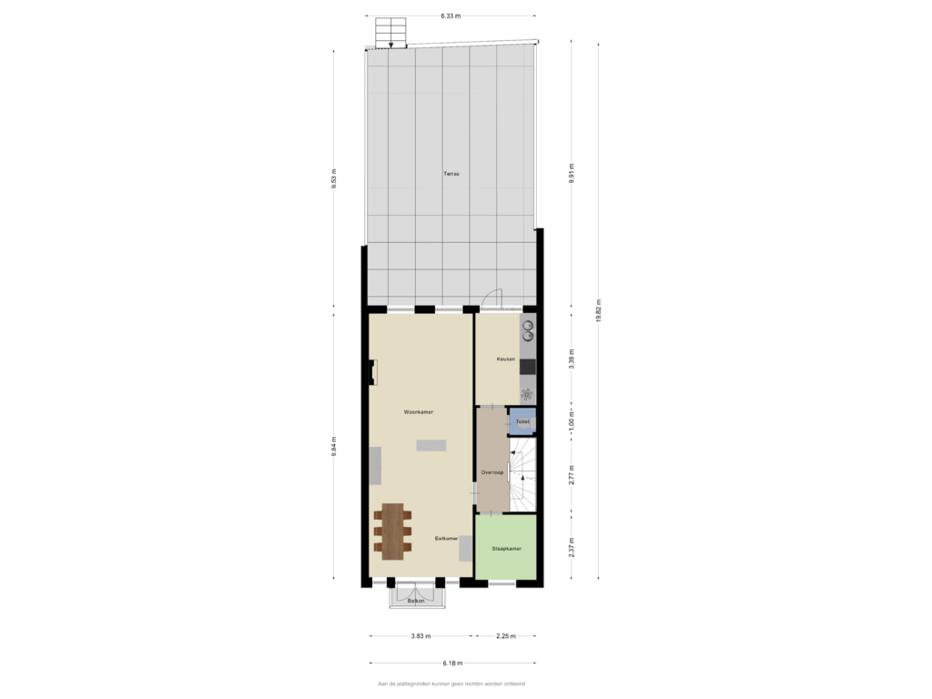 Bekijk plattegrond van Eerste Verdieping van Scheldestraat 54