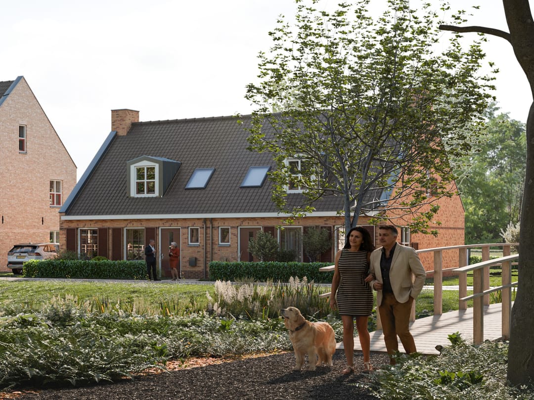 Foto 1 van Borgwoningen - 2^1 kap woning (Bouwnr. 8)