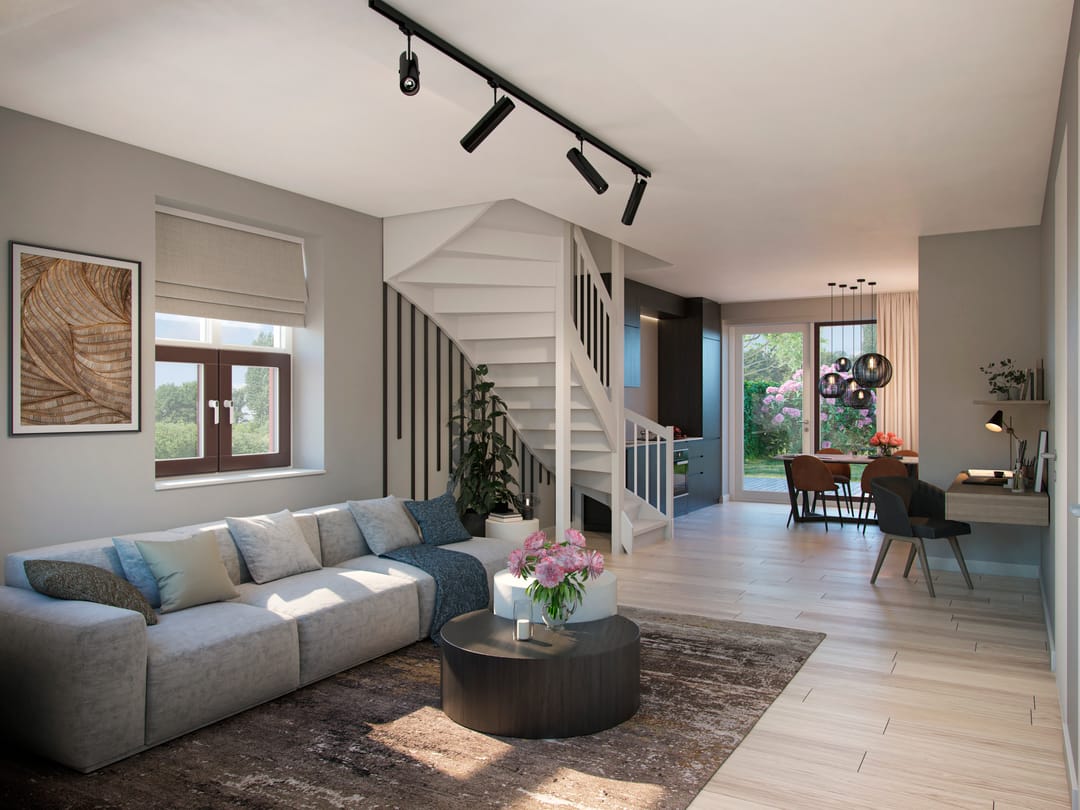 Foto 2 van Borgwoningen - 2^1 kap woning (Bouwnr. 16)