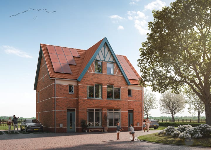 Foto 1 van Boerderijwoningen - 2^1 kap woning (Bouwnr. 27)