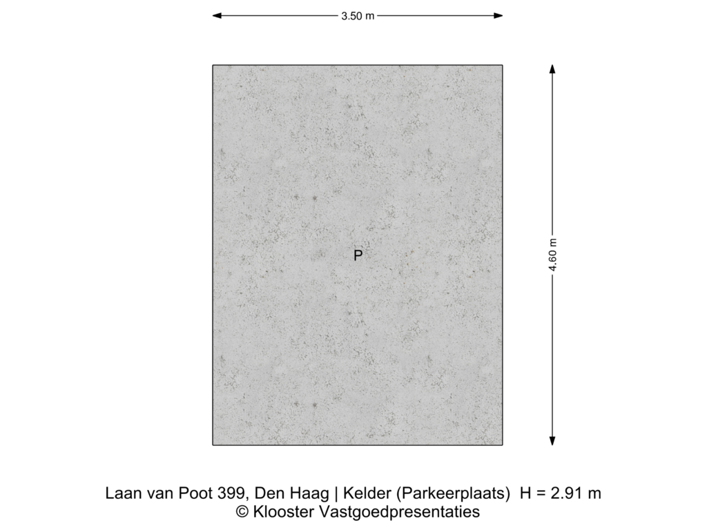 View floorplan of Kelder (Parkeerplaats) of Laan van Poot 399