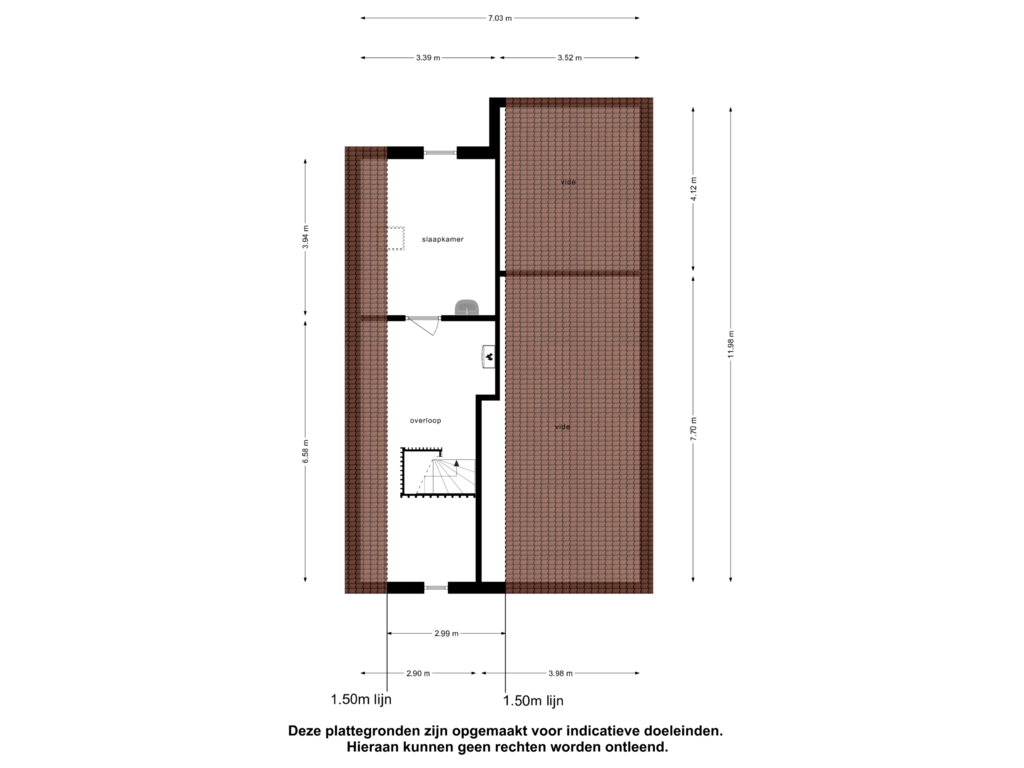 View floorplan of Eerste Verdieping of Klaverakker 5