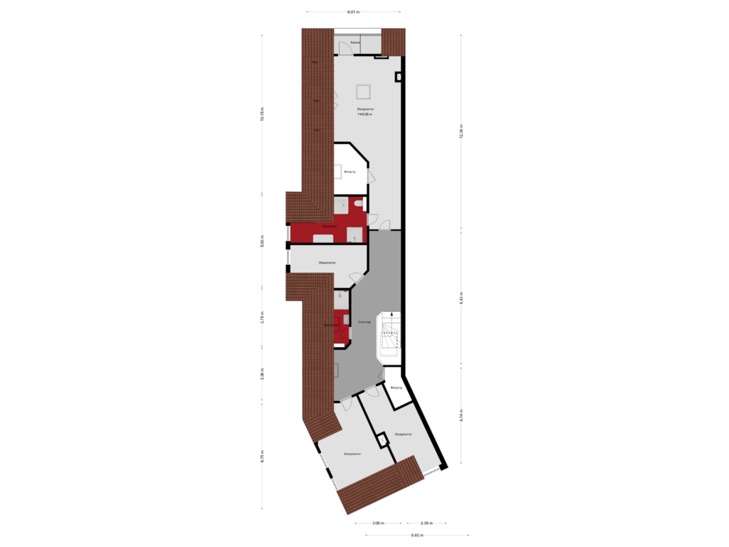 Bekijk plattegrond van Eerste Verdieping van 's-Gravenweg 80