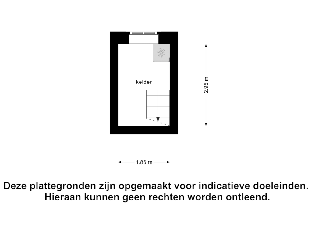 Bekijk plattegrond van Kelder van Koudekerkseweg 169