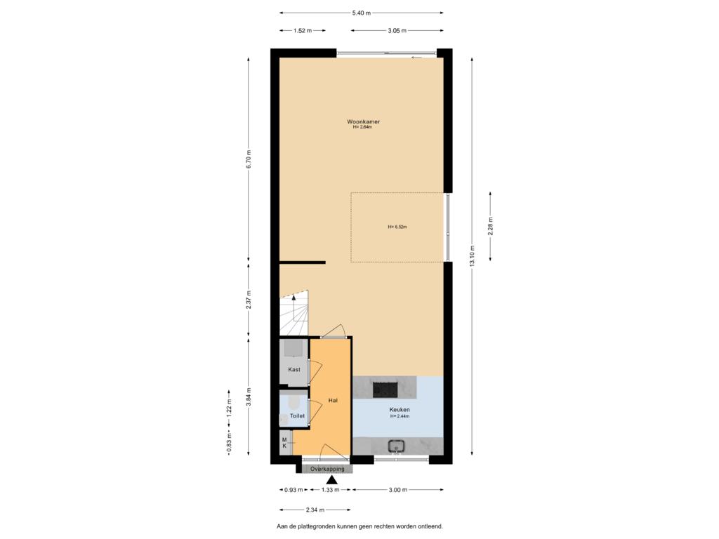 Bekijk plattegrond van Begane Grond van Pepersgoed 2