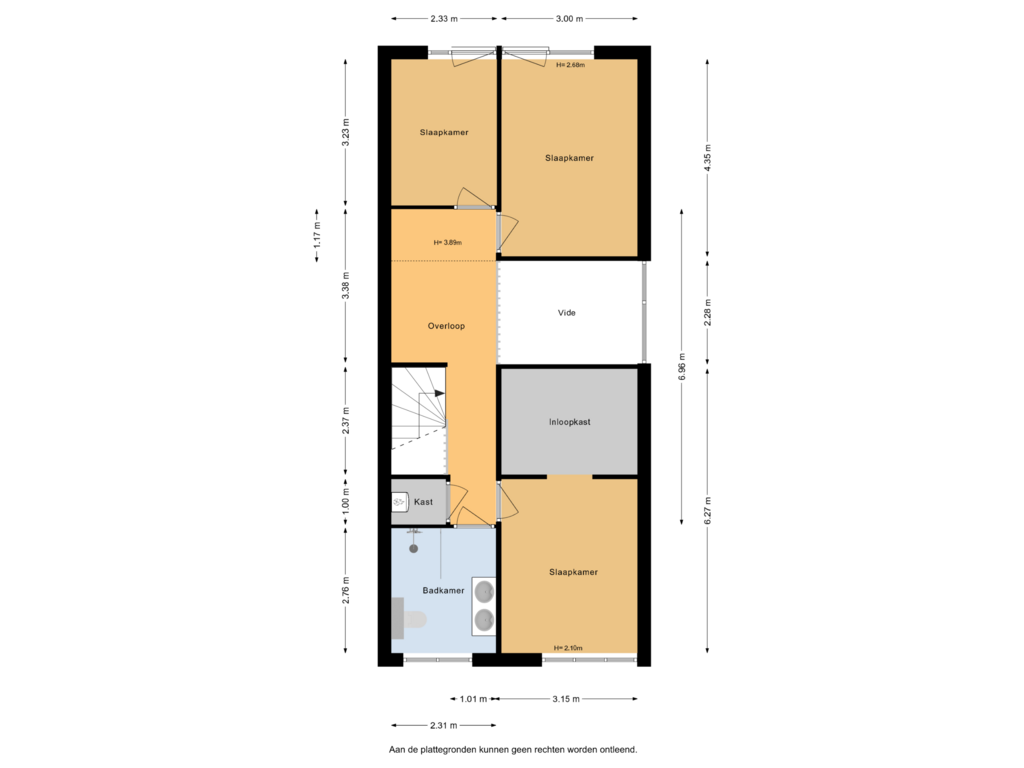 Bekijk plattegrond van 1e Verdieping van Pepersgoed 2