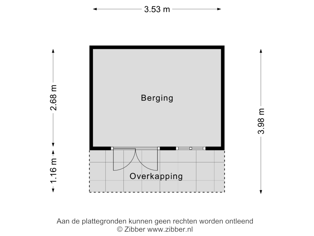 Bekijk plattegrond van Berging van Looërmark 40