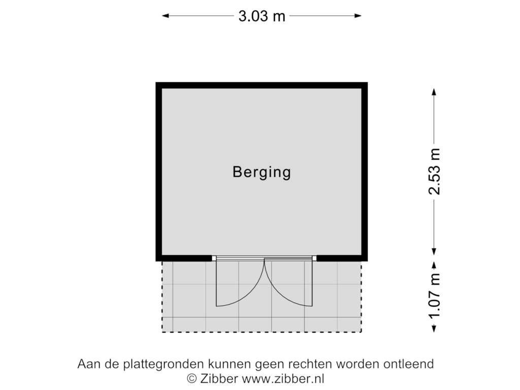 Bekijk plattegrond van Berging van Looërmark 40