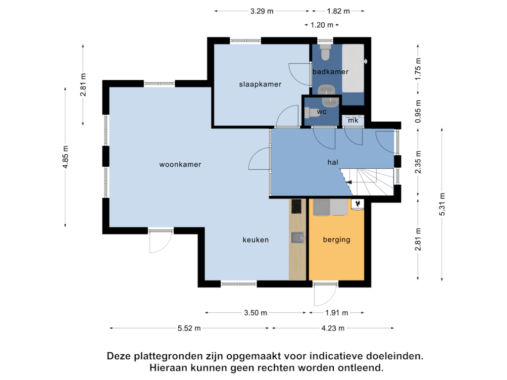 Bekijk plattegrond van Begane grond van Gagelmaat 4-81