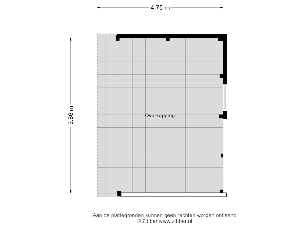 Bekijk plattegrond van Overkapping van Eleveld 3