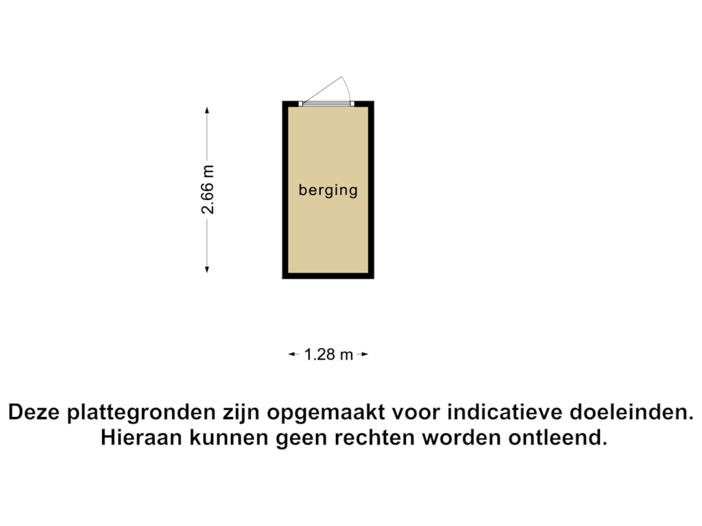 Bekijk plattegrond van Berging van Hof ter Bergen 14