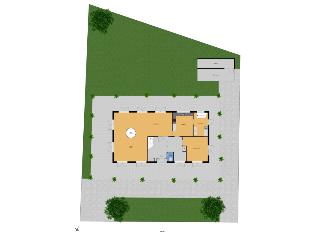 Bekijk plattegrond van Perceel van Koekoekslaan 2-A