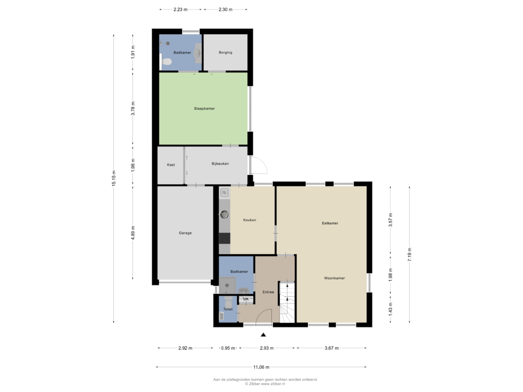 View floorplan of Begane Grond of Karstraat 30