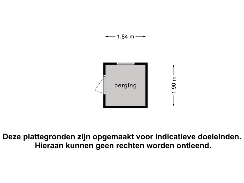 Bekijk plattegrond van Berging2 van Krommeweg 10-C