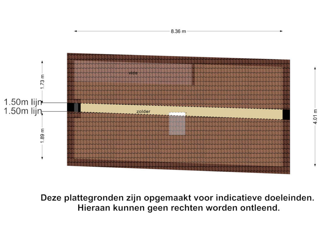 Bekijk plattegrond van Zolder van Pandelaar 75