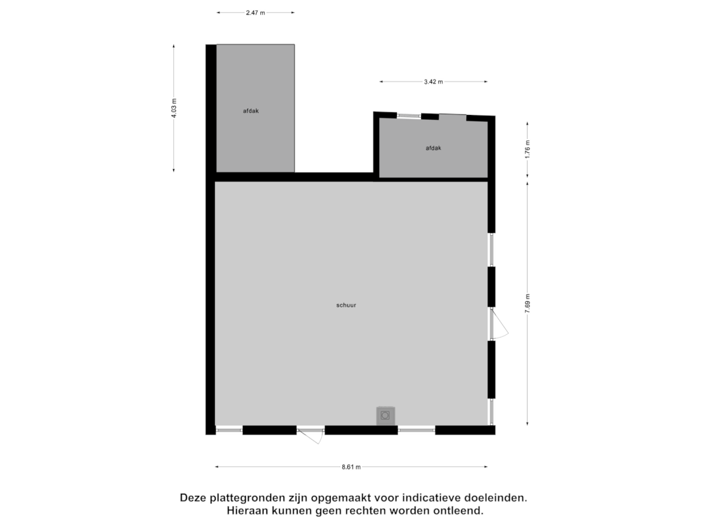 Bekijk plattegrond van Schuur van Pandelaar 75