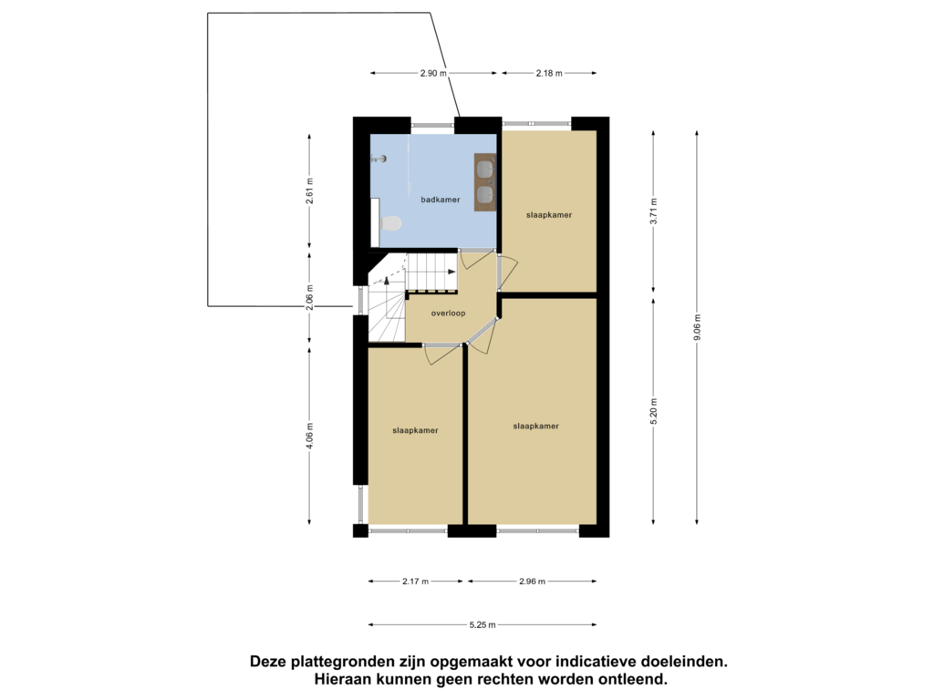 Bekijk plattegrond van Eerste Verdieping van Kiekendiefstraat 11