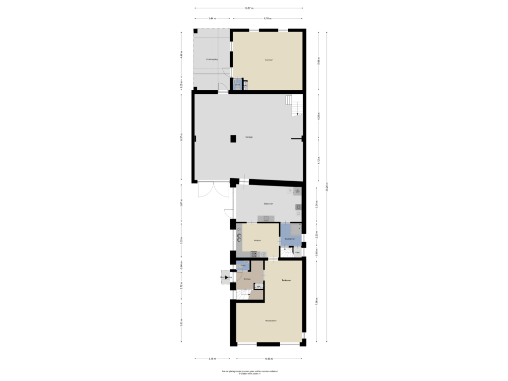 Bekijk plattegrond van Begane Grond van Kerkstraat 6