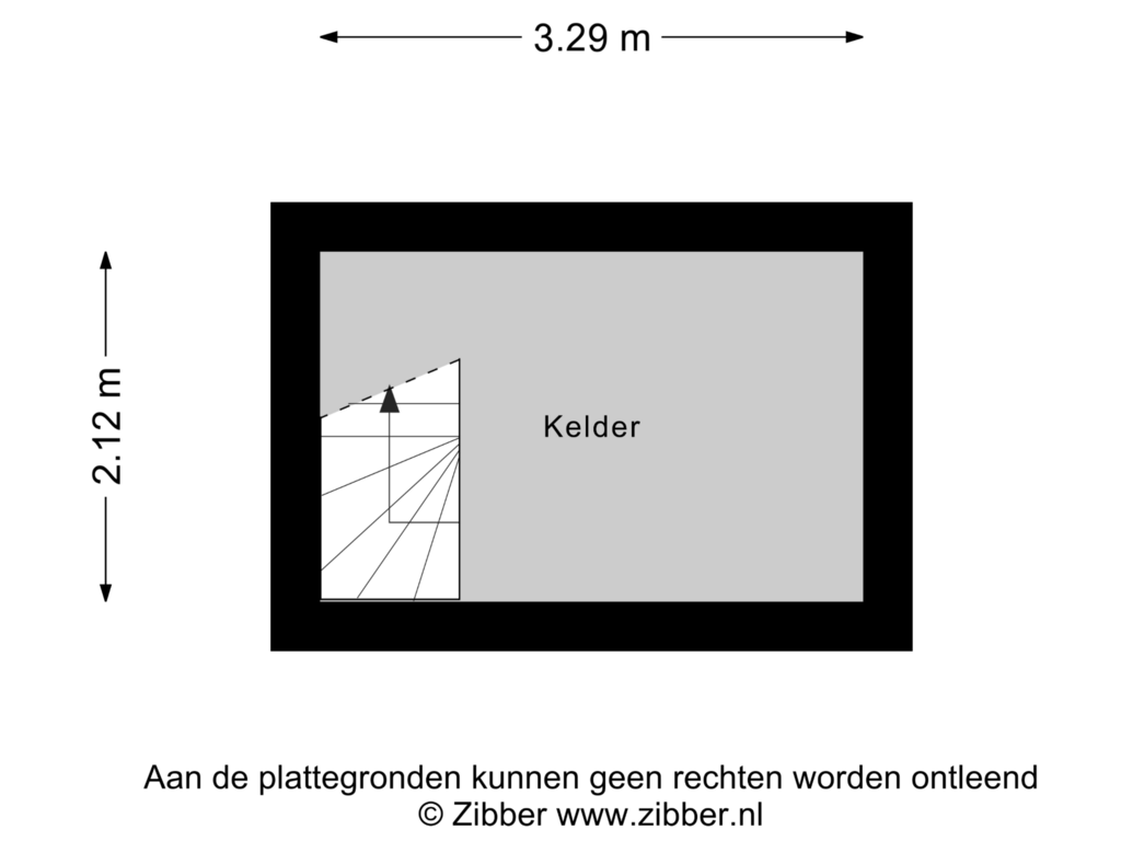 Bekijk plattegrond van Kelder van Kerkstraat 6