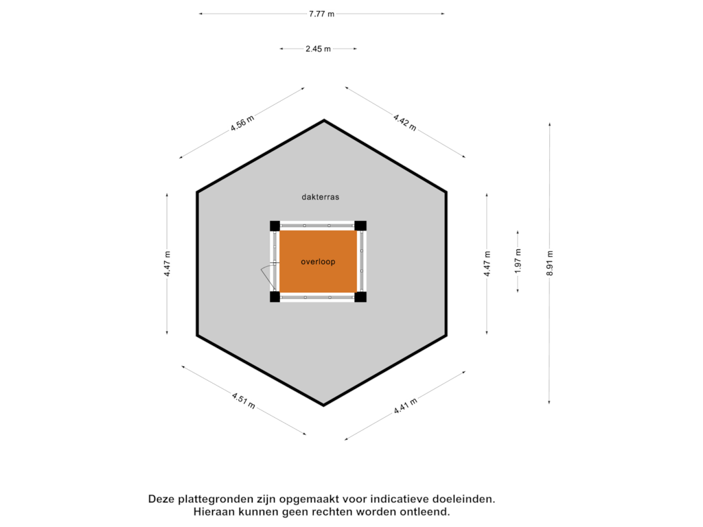 View floorplan of 3e verdieping of Eekwal 63