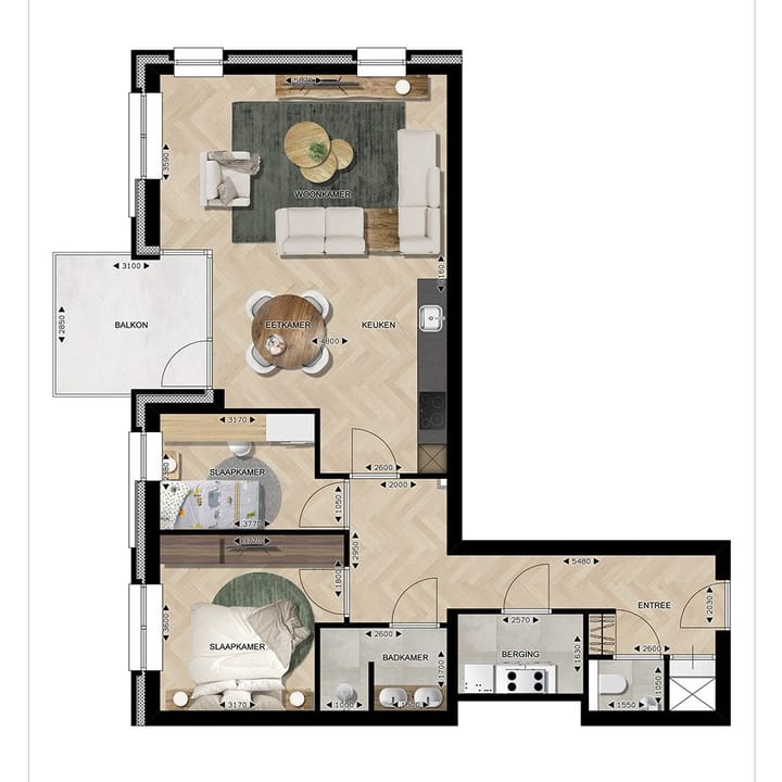 Photo 5 of Zilverlinde Appartement type C (Bouwnr. 5)