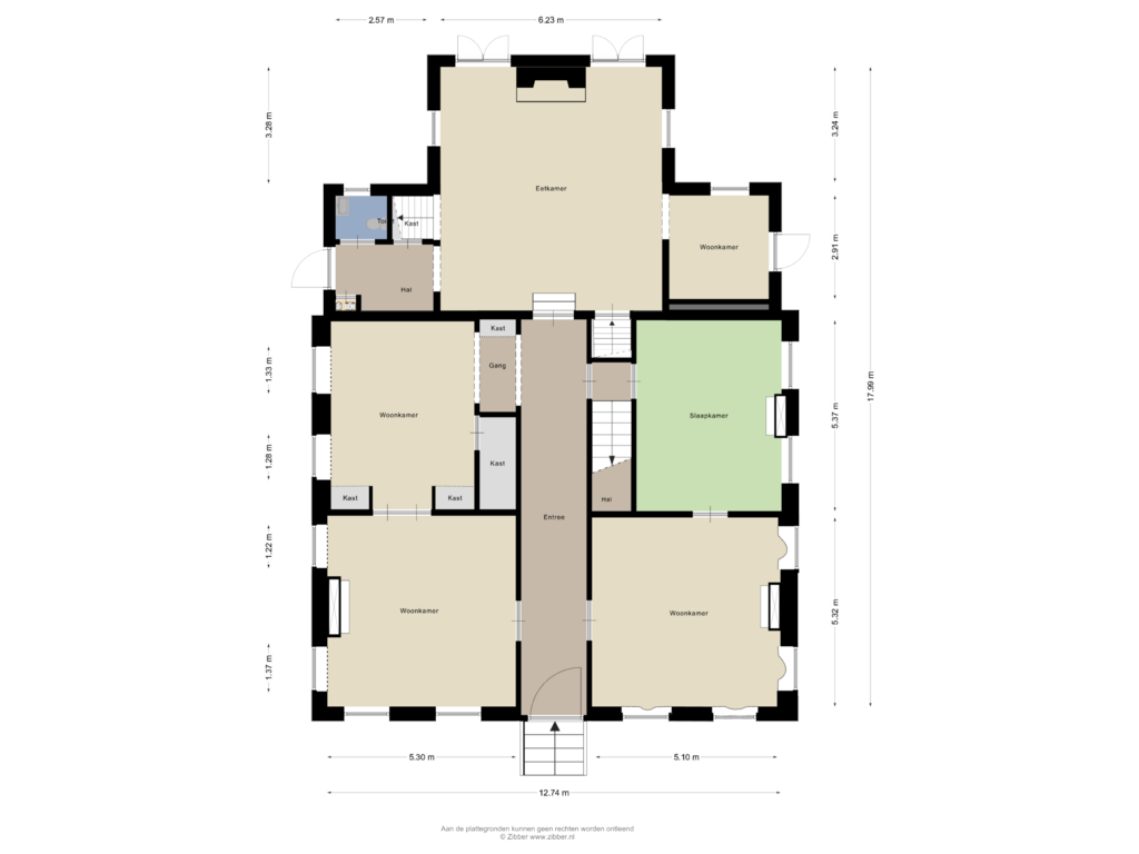 Bekijk plattegrond van Begane Grond van Rijksweg West 65