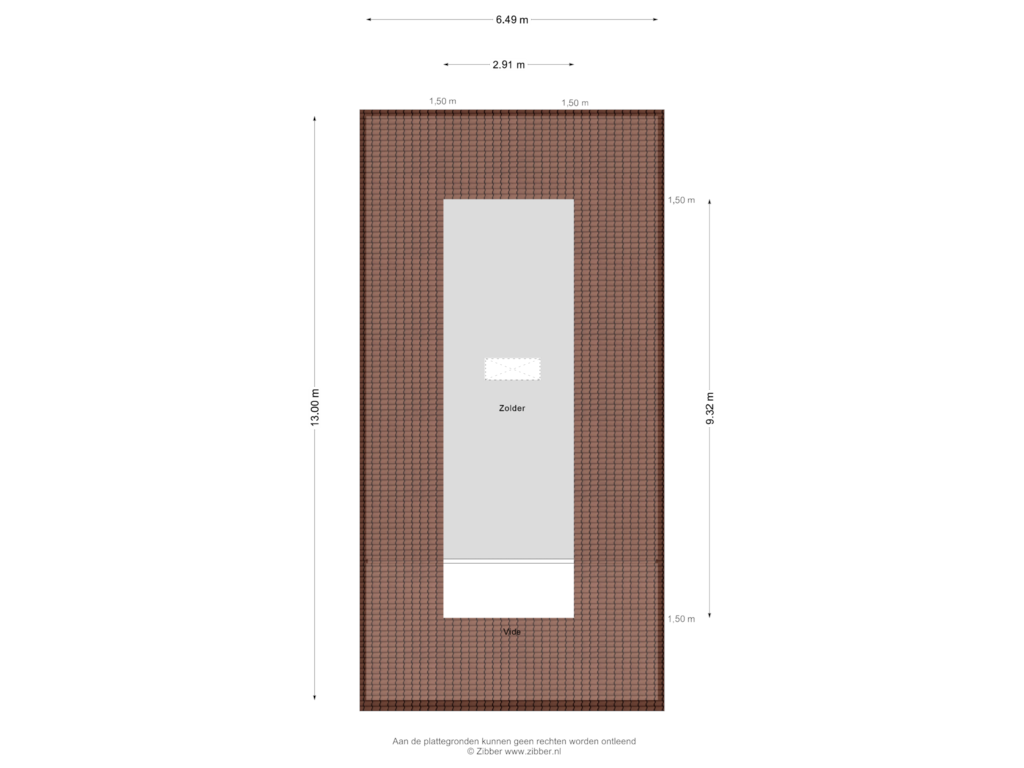 Bekijk plattegrond van Zolder van Rijksweg West 65