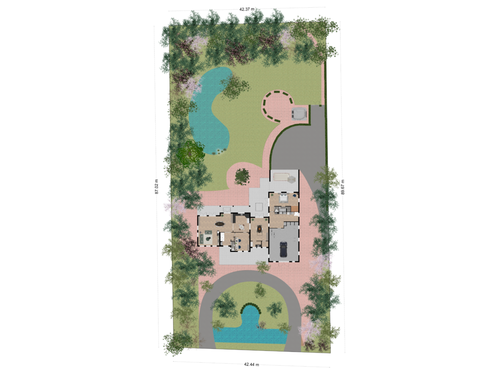 View floorplan of Situatie of Bulkseweg 41