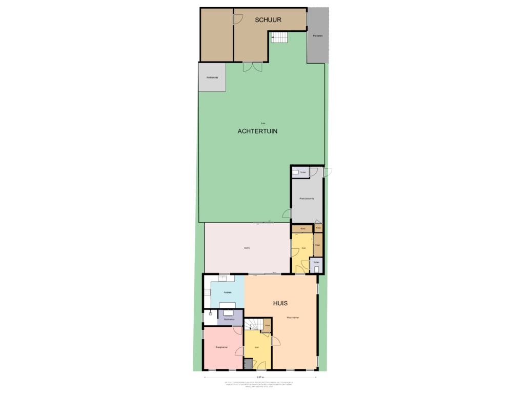 Bekijk plattegrond van Overzicht van Hofstraat 97