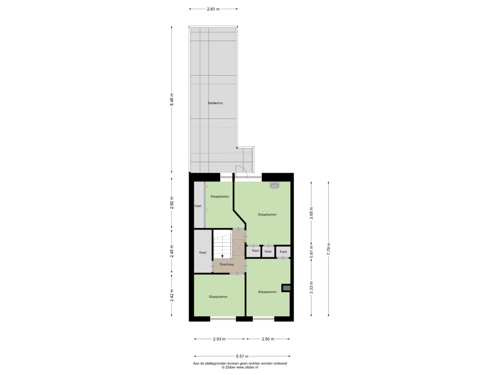 View floorplan of Eerste Verdieping of Molenstraat 12