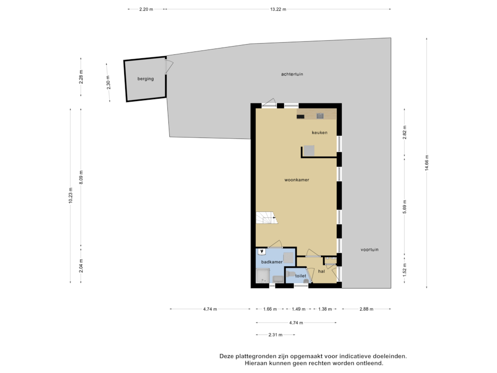 Bekijk plattegrond van Overzicht woning van Dorp 87